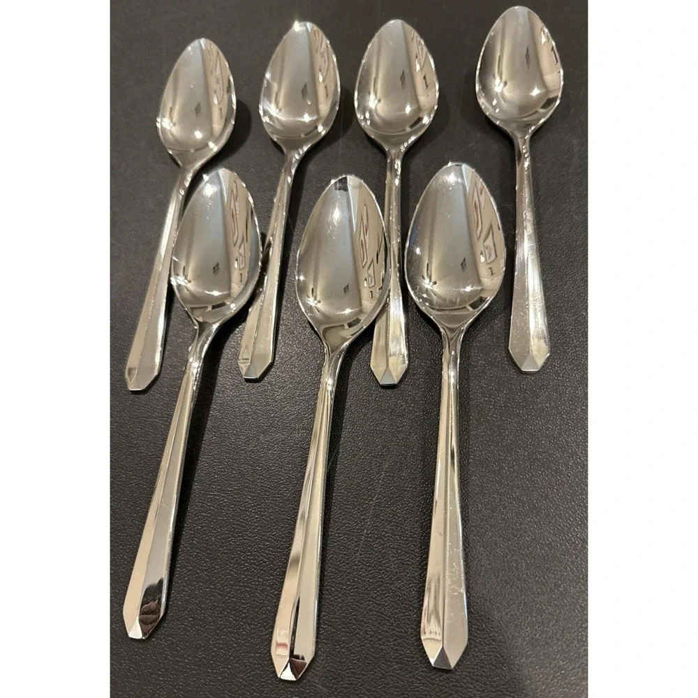 Imperial International Status Korea Soup Spoon Spoons Stainless Steel‎ Set Of 7